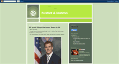 Desktop Screenshot of hustlerandlawless.blogspot.com