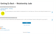 Tablet Screenshot of gettingbackex.blogspot.com