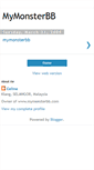 Mobile Screenshot of mymonsterbb.blogspot.com