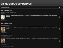 Tablet Screenshot of misqueridoscuadernos.blogspot.com
