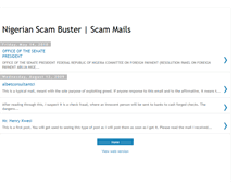 Tablet Screenshot of nigerianscambuster.blogspot.com