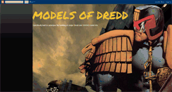 Desktop Screenshot of modelsofdredd.blogspot.com