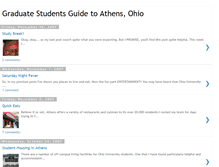 Tablet Screenshot of graduateguidetoathens.blogspot.com