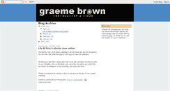 Desktop Screenshot of graemebrownphotography.blogspot.com