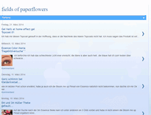 Tablet Screenshot of fields-of-paperflowers.blogspot.com