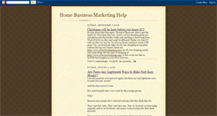 Desktop Screenshot of homebusinessmarketinghelp.blogspot.com