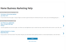 Tablet Screenshot of homebusinessmarketinghelp.blogspot.com