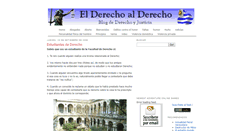 Desktop Screenshot of derechoderecho.blogspot.com