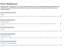 Tablet Screenshot of fixinghealth.blogspot.com