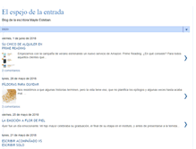 Tablet Screenshot of elespejodelaentrada.blogspot.com