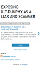 Mobile Screenshot of exposingktdunphyasaliarandscammer.blogspot.com