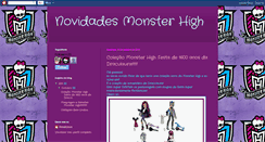 Desktop Screenshot of novidades-monster.blogspot.com