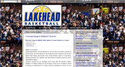 Desktop Screenshot of lakeheadbasketball.blogspot.com