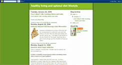 Desktop Screenshot of healthydietandlifestyle.blogspot.com