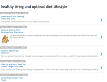 Tablet Screenshot of healthydietandlifestyle.blogspot.com