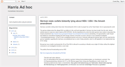 Desktop Screenshot of harris-adhoc.blogspot.com