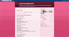 Desktop Screenshot of jrbutikpengantin.blogspot.com
