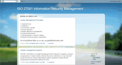 Desktop Screenshot of iso27001informationsecurity.blogspot.com