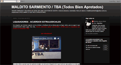 Desktop Screenshot of malditosarmiento.blogspot.com