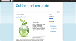 Desktop Screenshot of cuidandoelambientedetodos.blogspot.com
