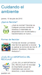 Mobile Screenshot of cuidandoelambientedetodos.blogspot.com