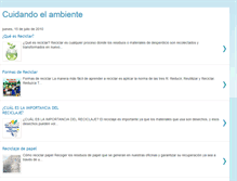 Tablet Screenshot of cuidandoelambientedetodos.blogspot.com