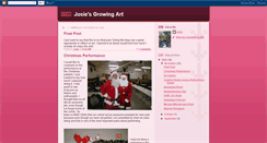 Desktop Screenshot of josiesgrowingart.blogspot.com