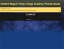 Tablet Screenshot of phoenixbands.blogspot.com