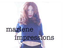 Tablet Screenshot of marlene-impressions.blogspot.com