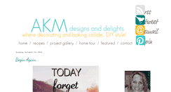 Desktop Screenshot of akmdesignsandelights.blogspot.com