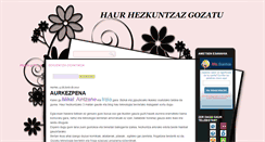 Desktop Screenshot of haurhezkuntzazgozatu.blogspot.com