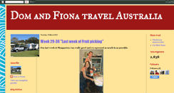 Desktop Screenshot of domnfionatravelaustralia.blogspot.com