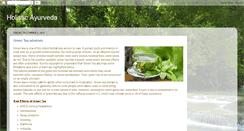 Desktop Screenshot of holistic-ayurveda.blogspot.com