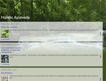 Tablet Screenshot of holistic-ayurveda.blogspot.com