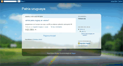 Desktop Screenshot of patriauruguaya.blogspot.com