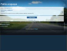 Tablet Screenshot of patriauruguaya.blogspot.com