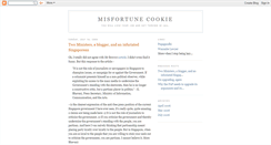 Desktop Screenshot of misfortunecookie.blogspot.com