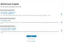 Tablet Screenshot of misfortunecookie.blogspot.com