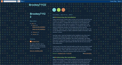 Desktop Screenshot of brookey71122.blogspot.com