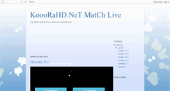 Desktop Screenshot of kooorahd-net.blogspot.com