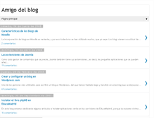 Tablet Screenshot of amigodelblog.blogspot.com