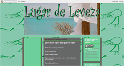 Desktop Screenshot of lugardeleveza.blogspot.com