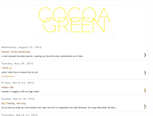 Tablet Screenshot of cocoagreen23.blogspot.com