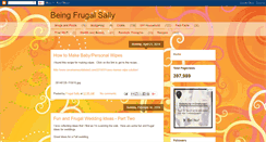 Desktop Screenshot of beingfrugalsally.blogspot.com