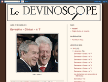 Tablet Screenshot of devinoscope.blogspot.com