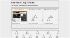 Desktop Screenshot of gratisantemplates.blogspot.com