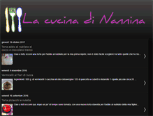 Tablet Screenshot of lacucinadinannina.blogspot.com