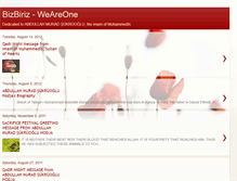 Tablet Screenshot of bizbiriz-weareone.blogspot.com