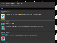 Tablet Screenshot of lakeforestartdepartment.blogspot.com