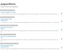 Tablet Screenshot of poignantpoints.blogspot.com